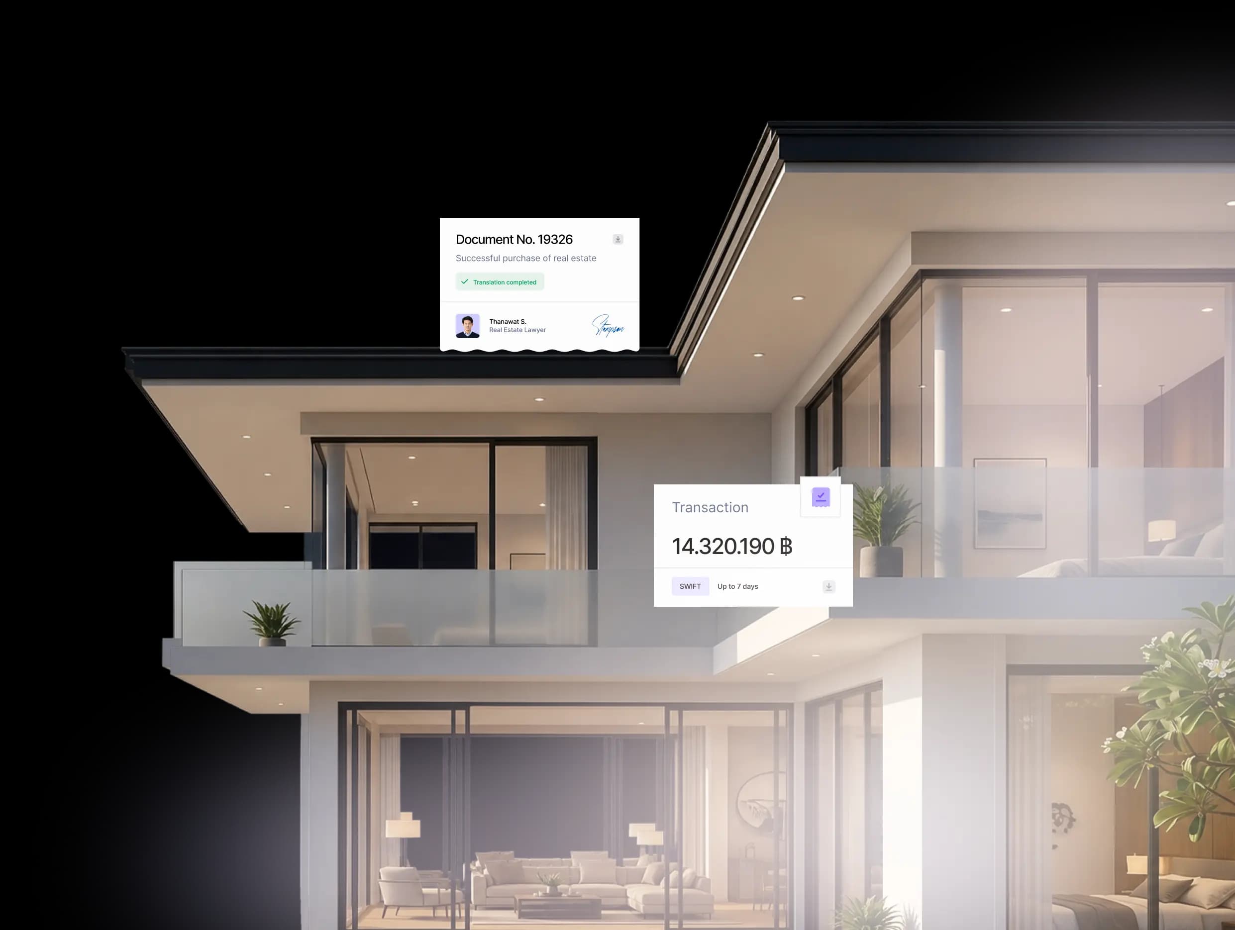 Hero banner: property payments in Thailand