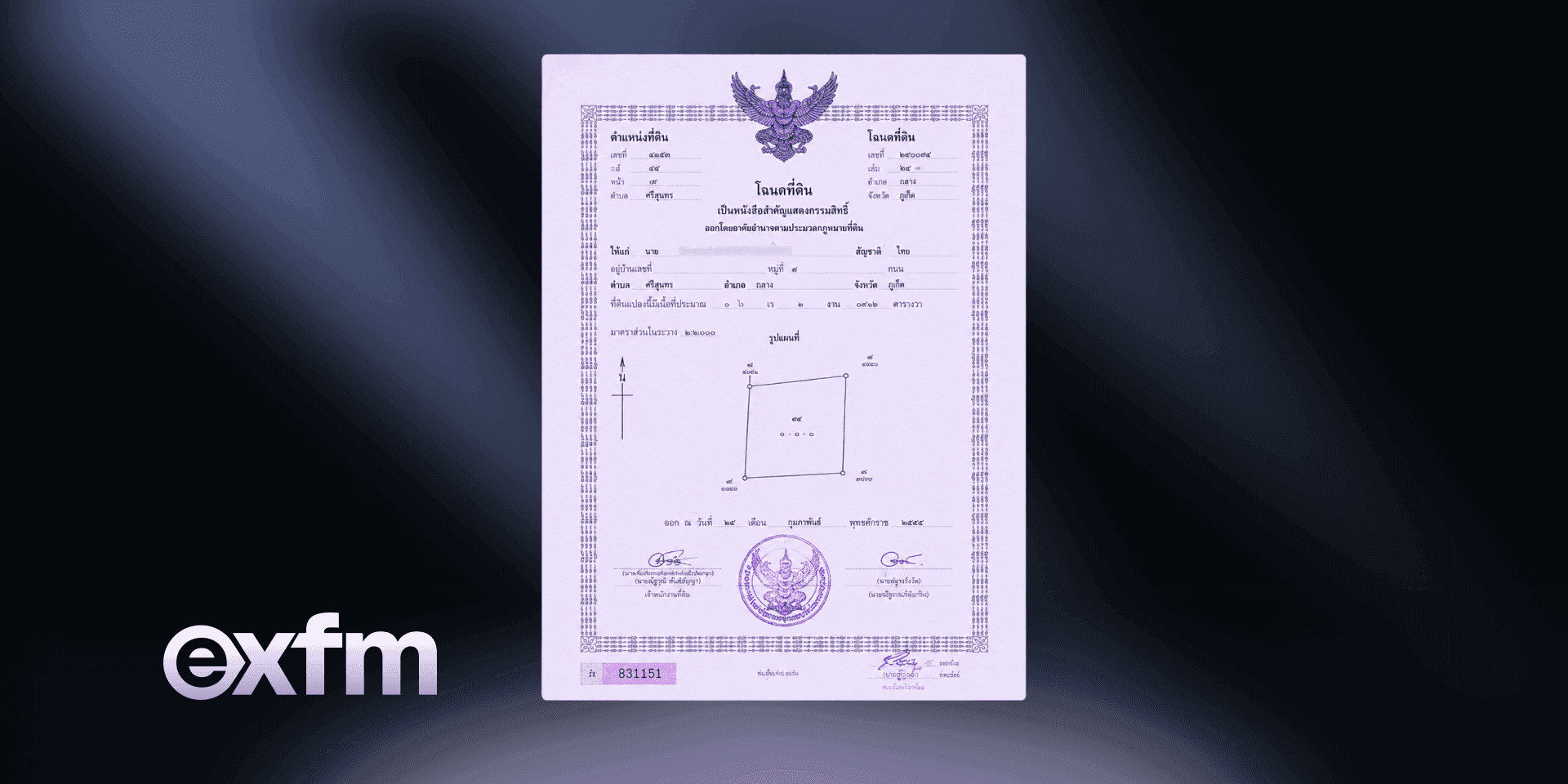 Types of Thai Land Title Documents: From Chanote to Sor Kor 1